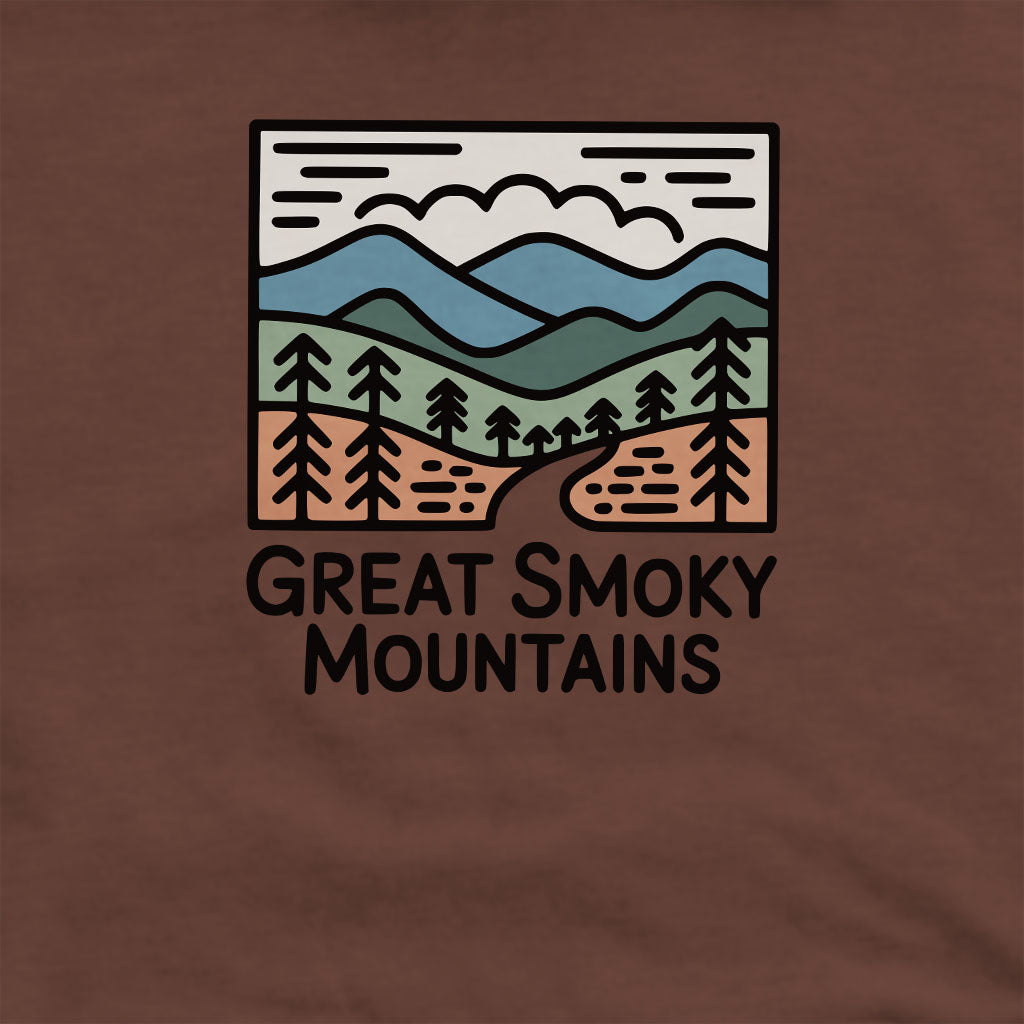 Great Smoky Mountains National Park Crewneck Sweatshirt Adventure and Outdoors Themed Sweatshirt