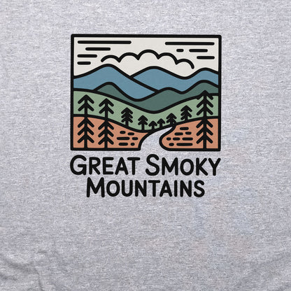 Great Smoky Mountains National Park Crewneck Sweatshirt Adventure and Outdoors Themed Sweatshirt