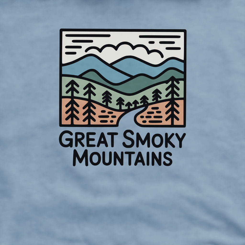 Great Smoky Mountains National Park Crewneck Sweatshirt Adventure and Outdoors Themed Sweatshirt