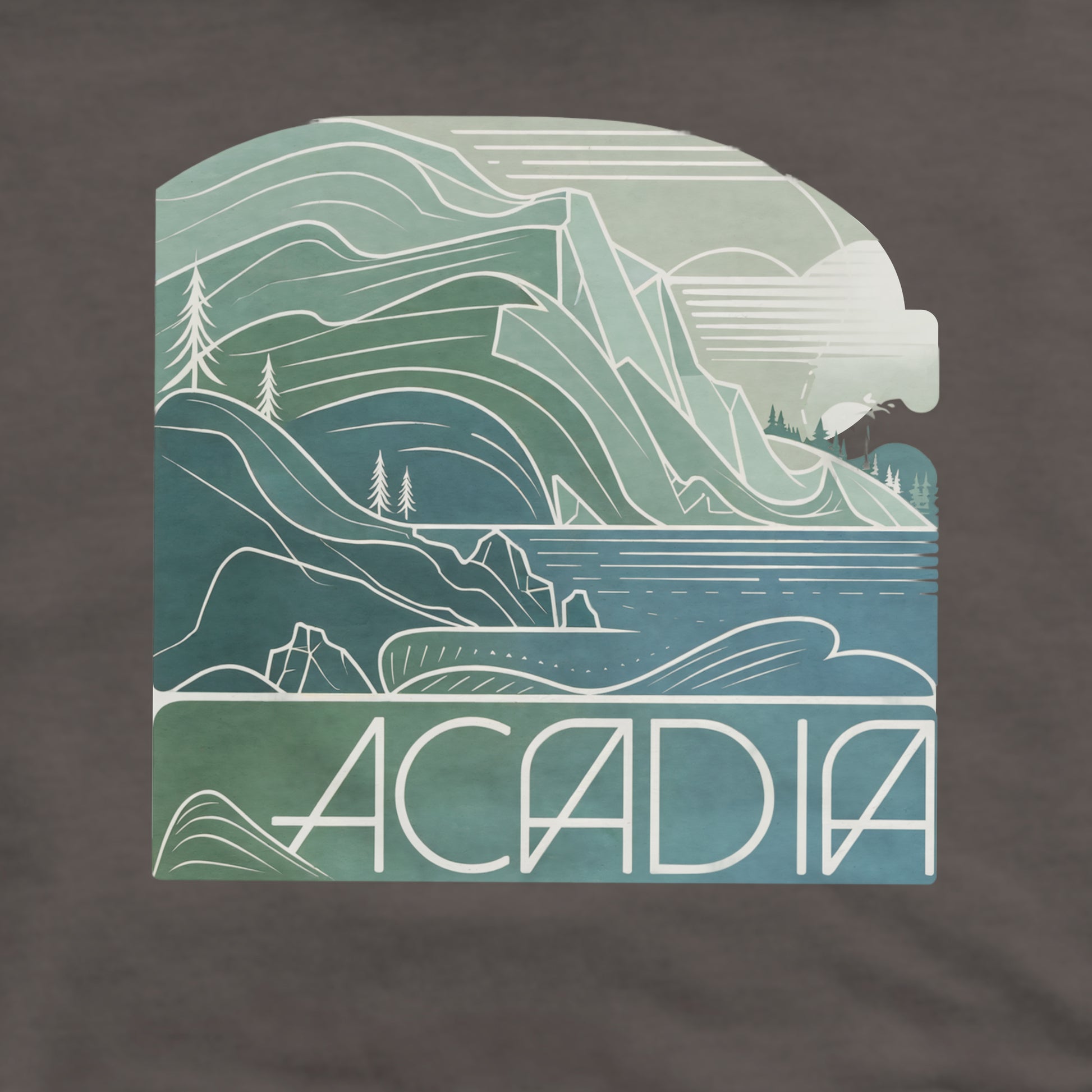 Acadia National Park Crewneck Sweatshirt Adventure and Outdoors Themed Sweatshirt