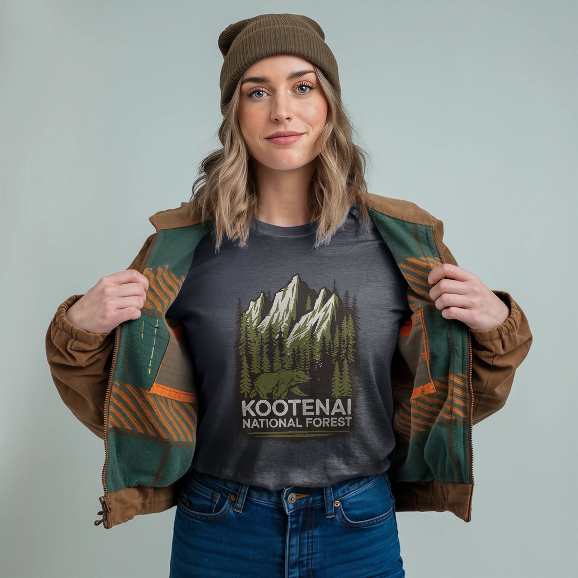 Kootenai National Forest T-Shirt Adventure and Outdoors Themed T-Shirt