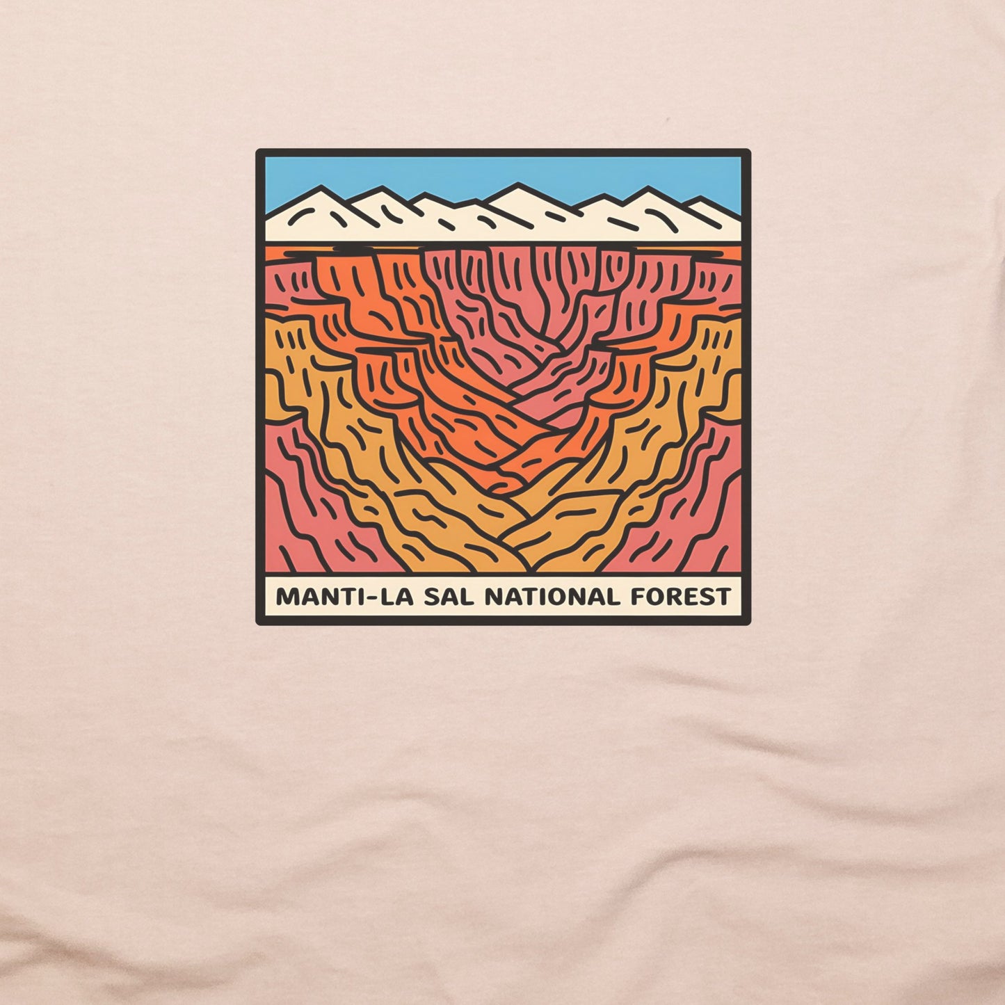 Manti-La Sal National Forest T-Shirt Adventure and Outdoors Themed T-Shirt