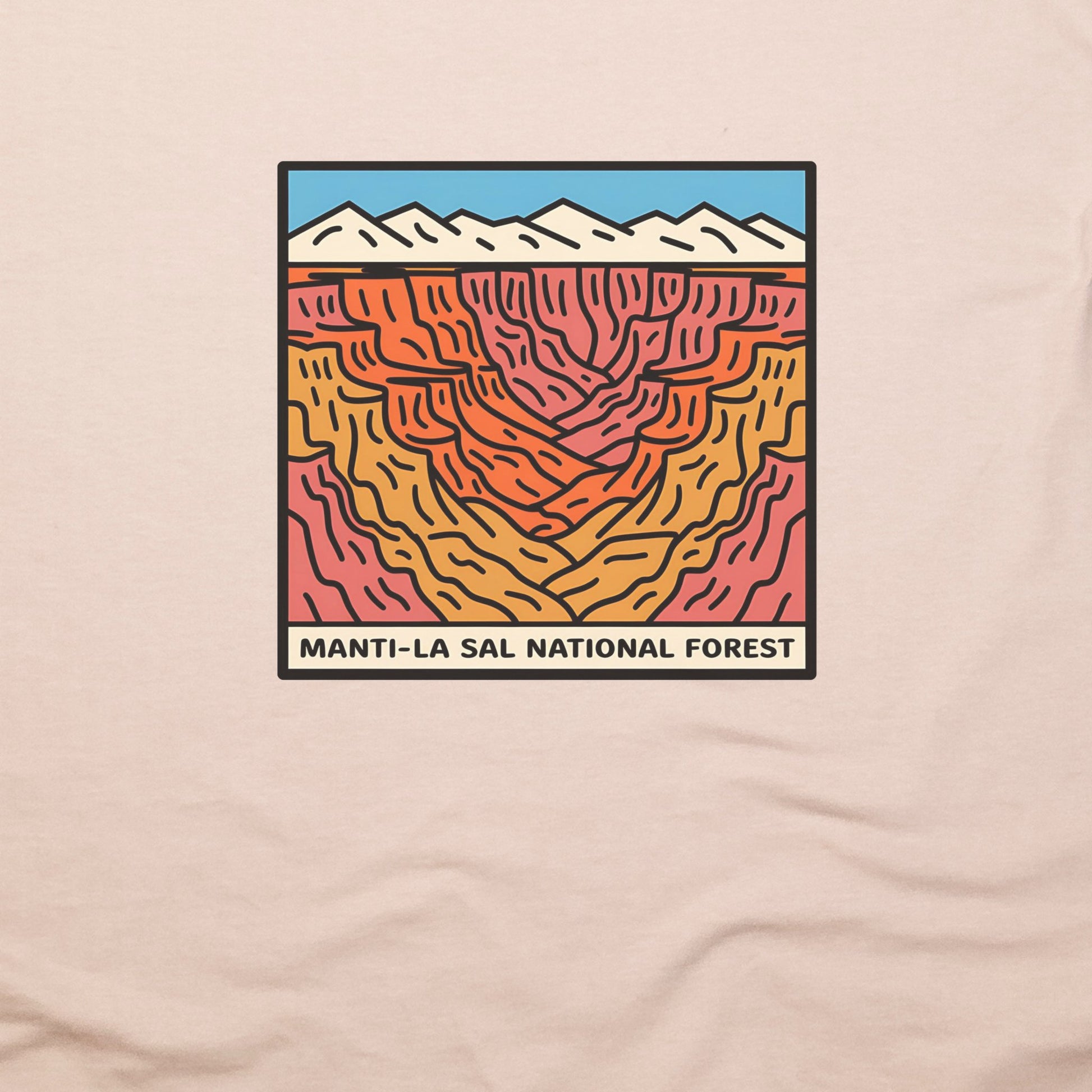 Manti-La Sal National Forest T-Shirt Adventure and Outdoors Themed T-Shirt