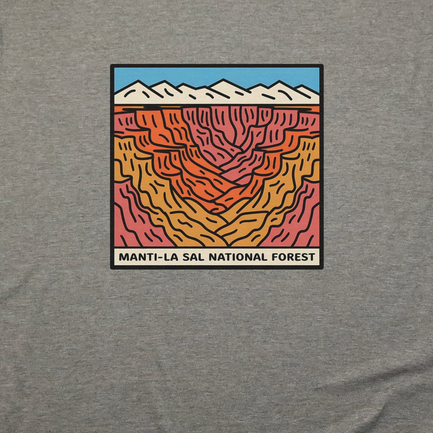 Manti-La Sal National Forest T-Shirt Adventure and Outdoors Themed T-Shirt