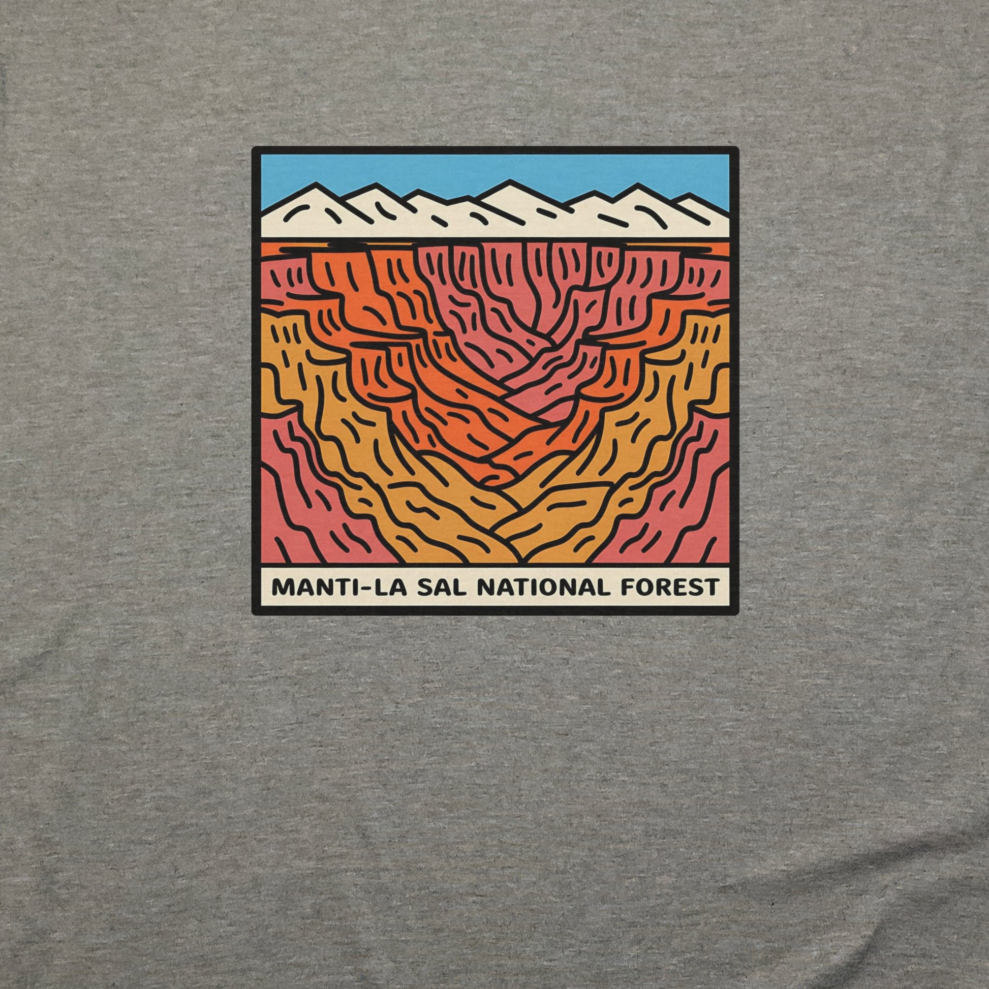 Manti-La Sal National Forest T-Shirt Adventure and Outdoors Themed T-Shirt