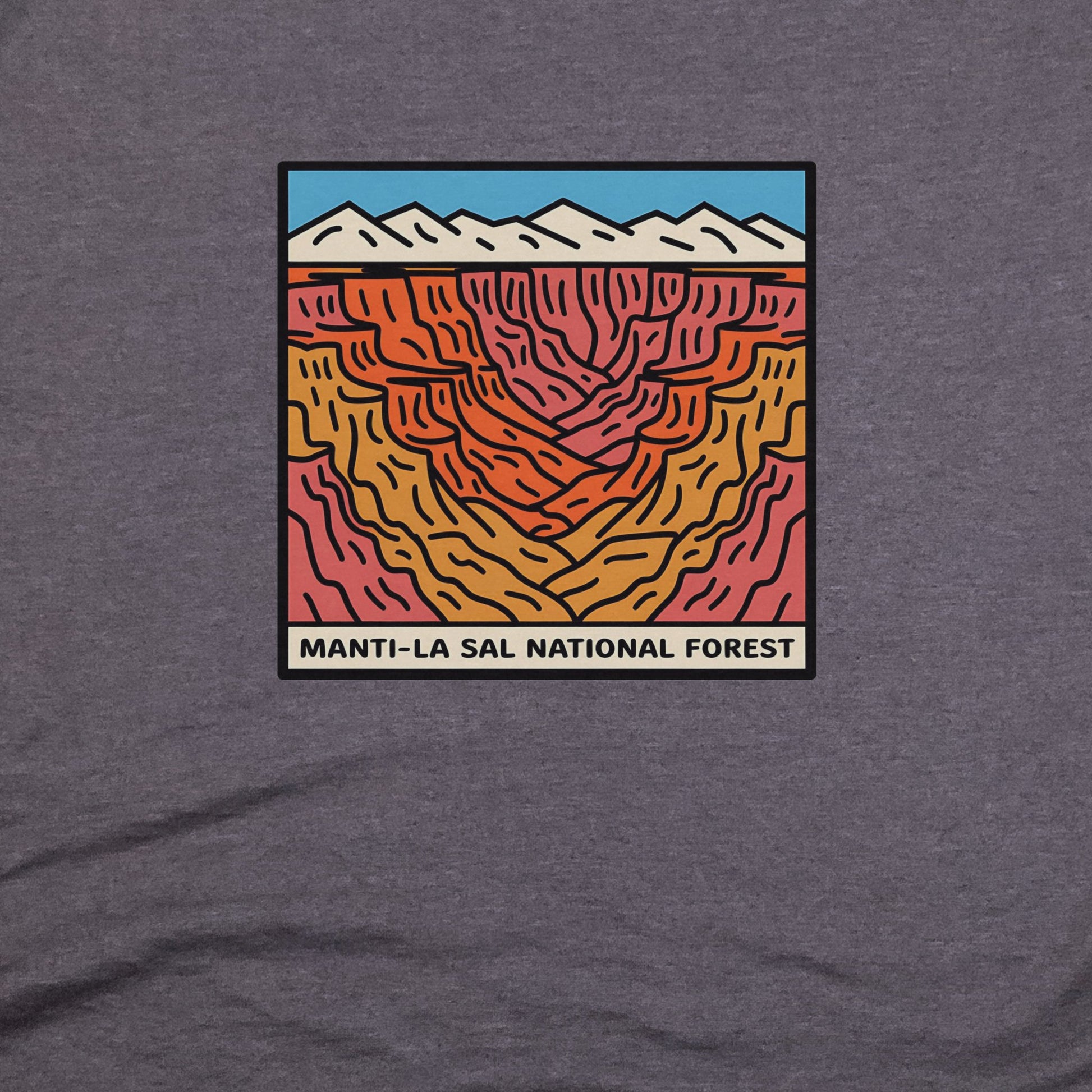Manti-La Sal National Forest T-Shirt Adventure and Outdoors Themed T-Shirt