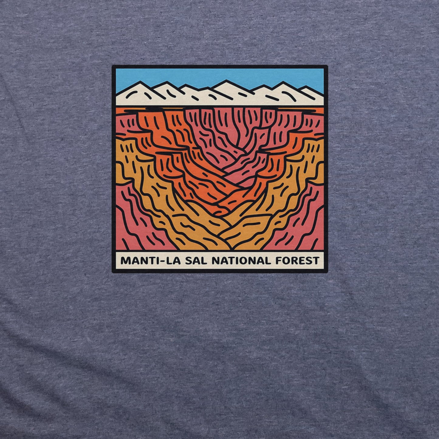 Manti-La Sal National Forest T-Shirt Adventure and Outdoors Themed T-Shirt
