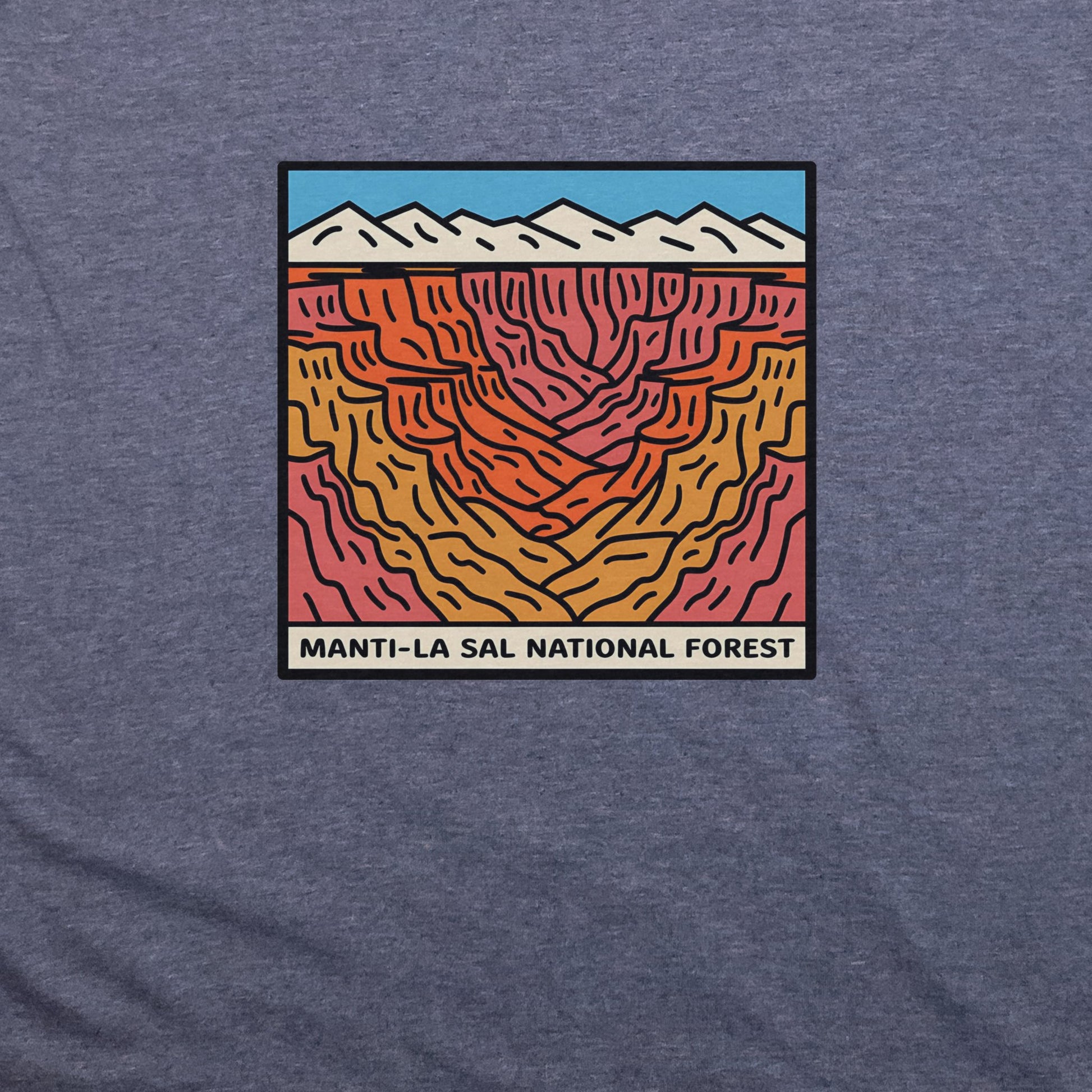 Manti-La Sal National Forest T-Shirt Adventure and Outdoors Themed T-Shirt