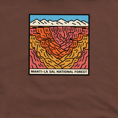 Manti-La Sal National Forest Crewneck Sweatshirt Adventure and Outdoors Themed Sweatshirt