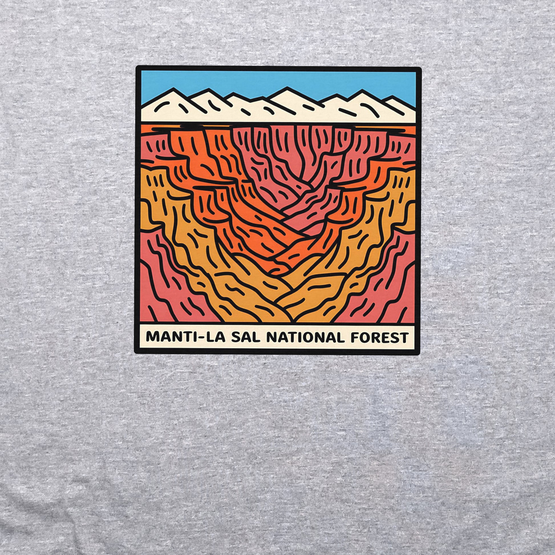 Manti-La Sal National Forest Crewneck Sweatshirt Adventure and Outdoors Themed Sweatshirt