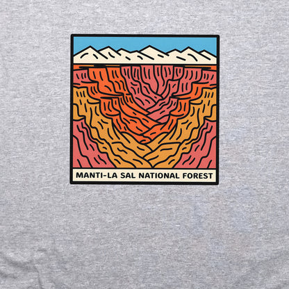 Manti-La Sal National Forest Crewneck Sweatshirt Adventure and Outdoors Themed Sweatshirt