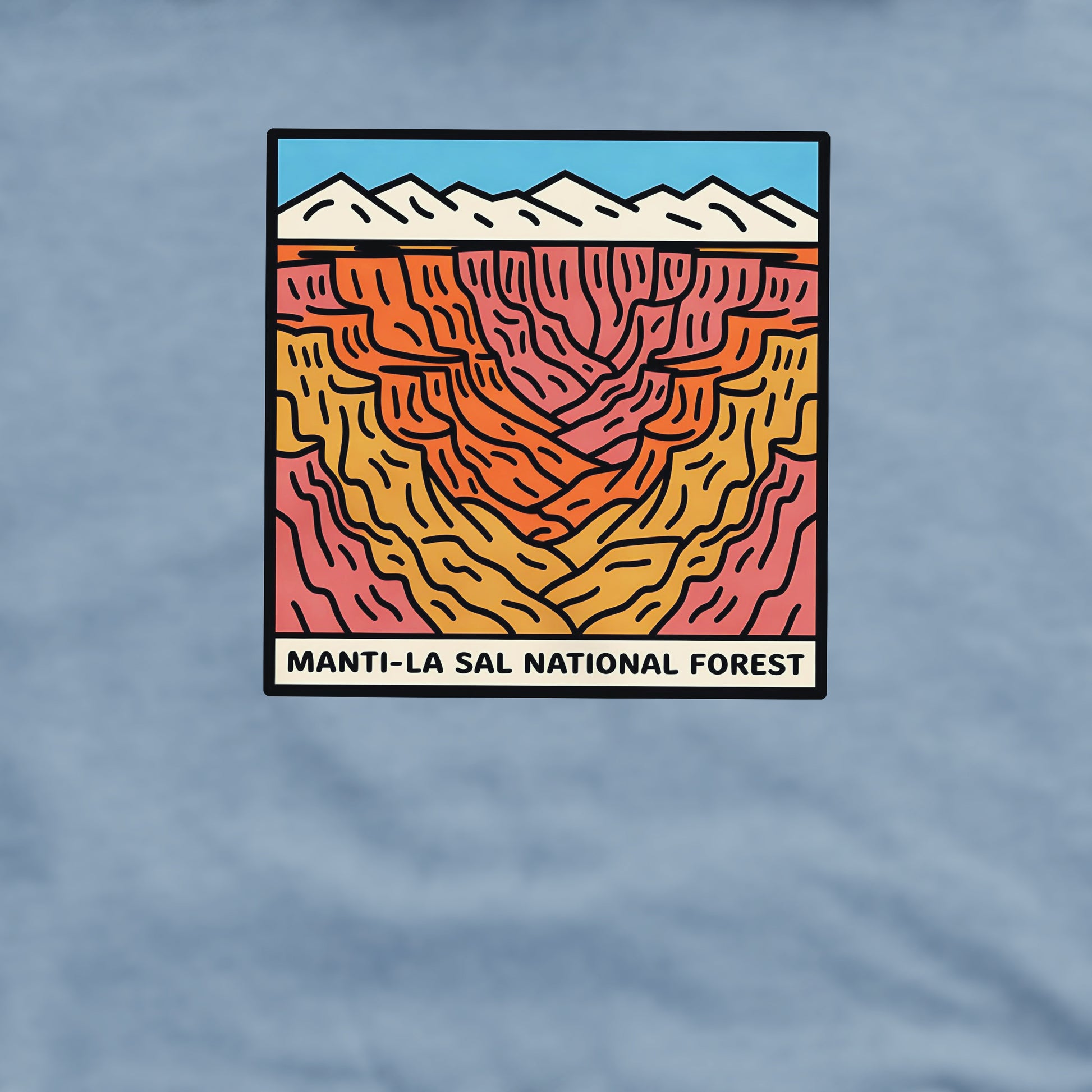 Manti-La Sal National Forest Crewneck Sweatshirt Adventure and Outdoors Themed Sweatshirt