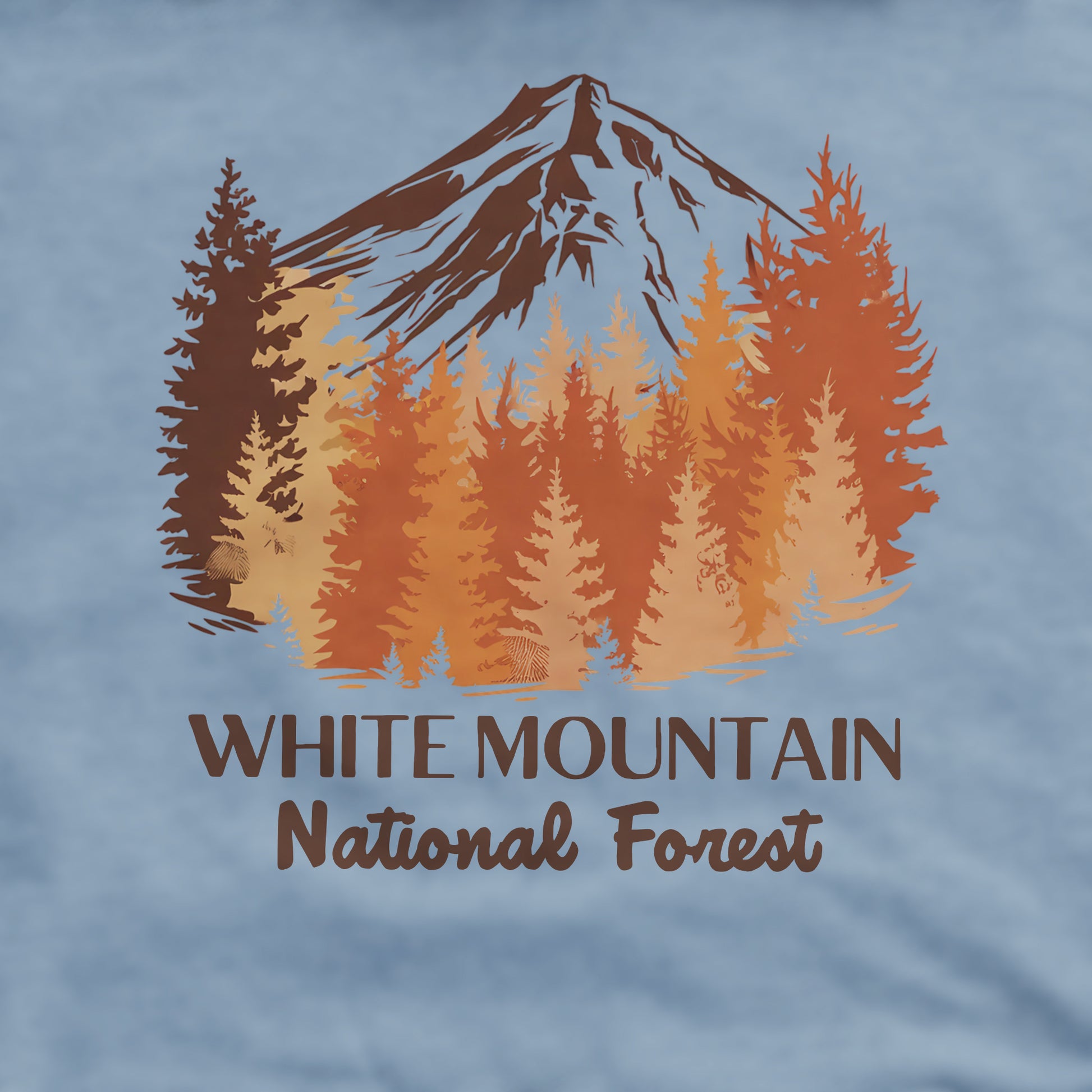 White Mountain National Forest Crewneck Sweatshirt Adventure and Outdoors Themed Sweatshirt