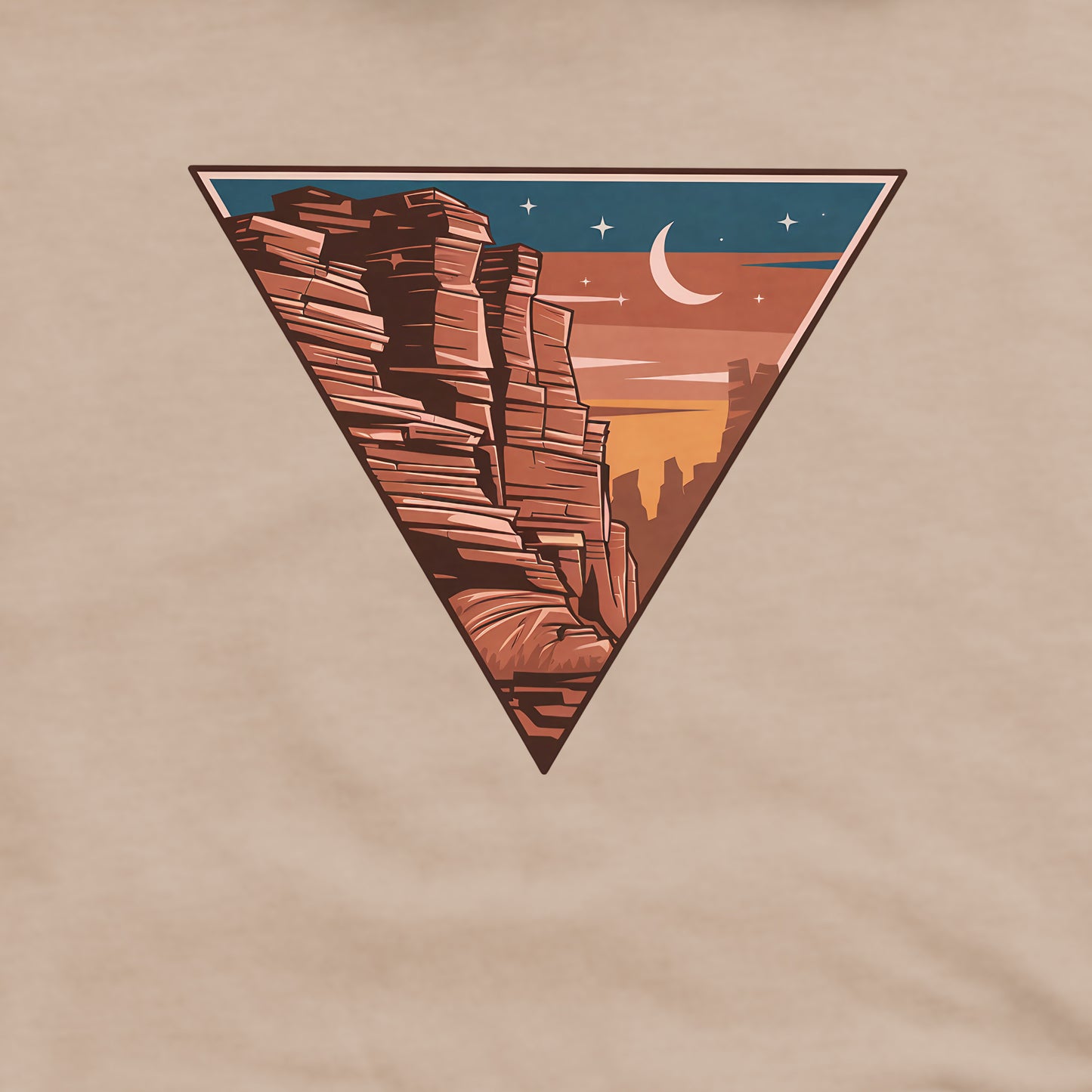 Red Rocks Canyon Crewneck Sweatshirt Adventure and Outdoors Themed Sweatshirt