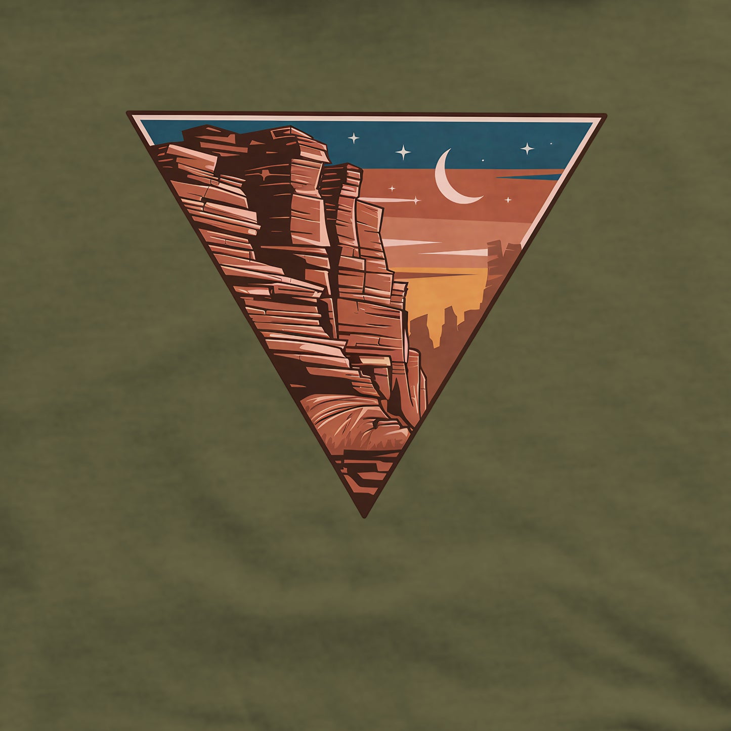 Red Rocks Canyon Crewneck Sweatshirt Adventure and Outdoors Themed Sweatshirt