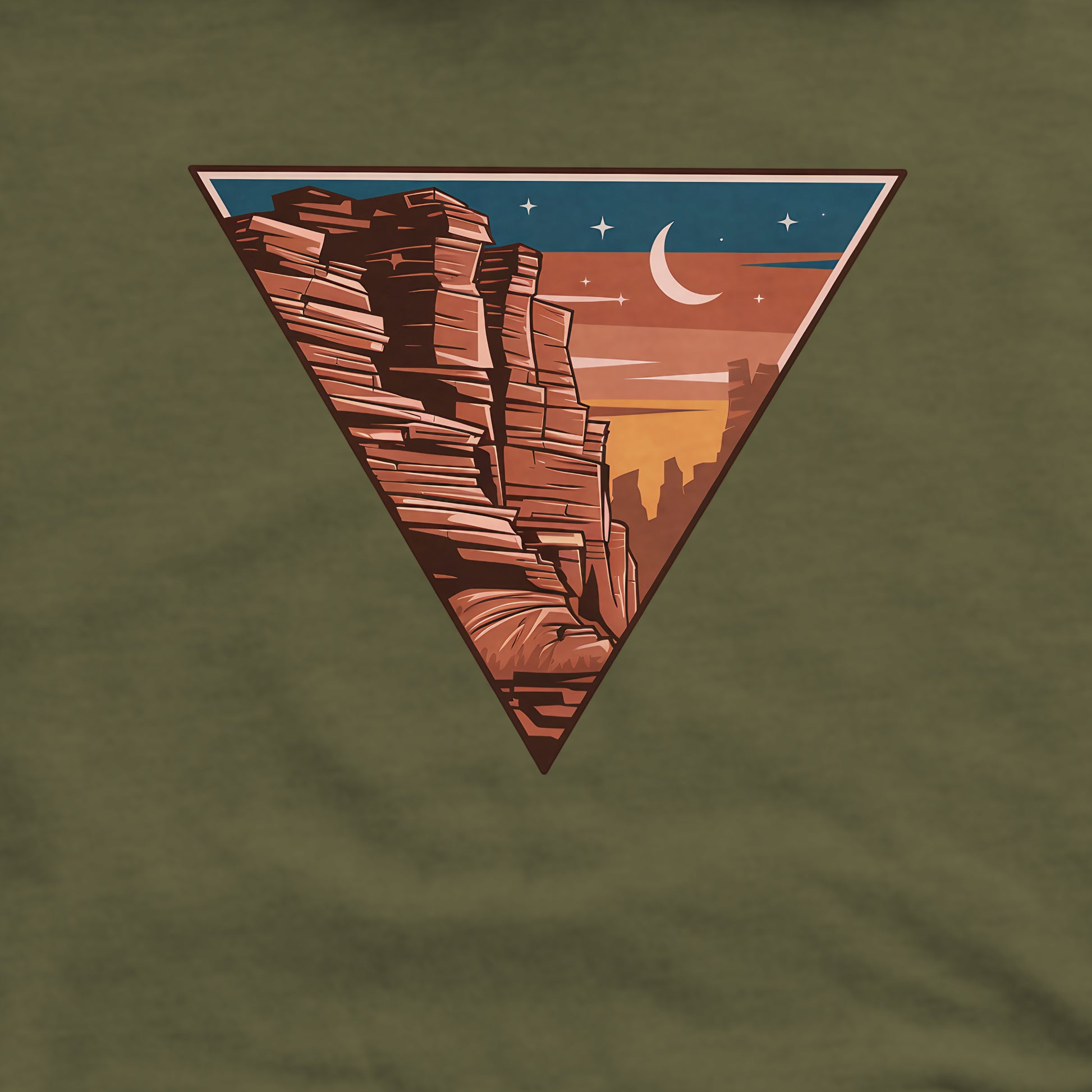Red Rocks Canyon Crewneck Sweatshirt Adventure and Outdoors Themed Sweatshirt