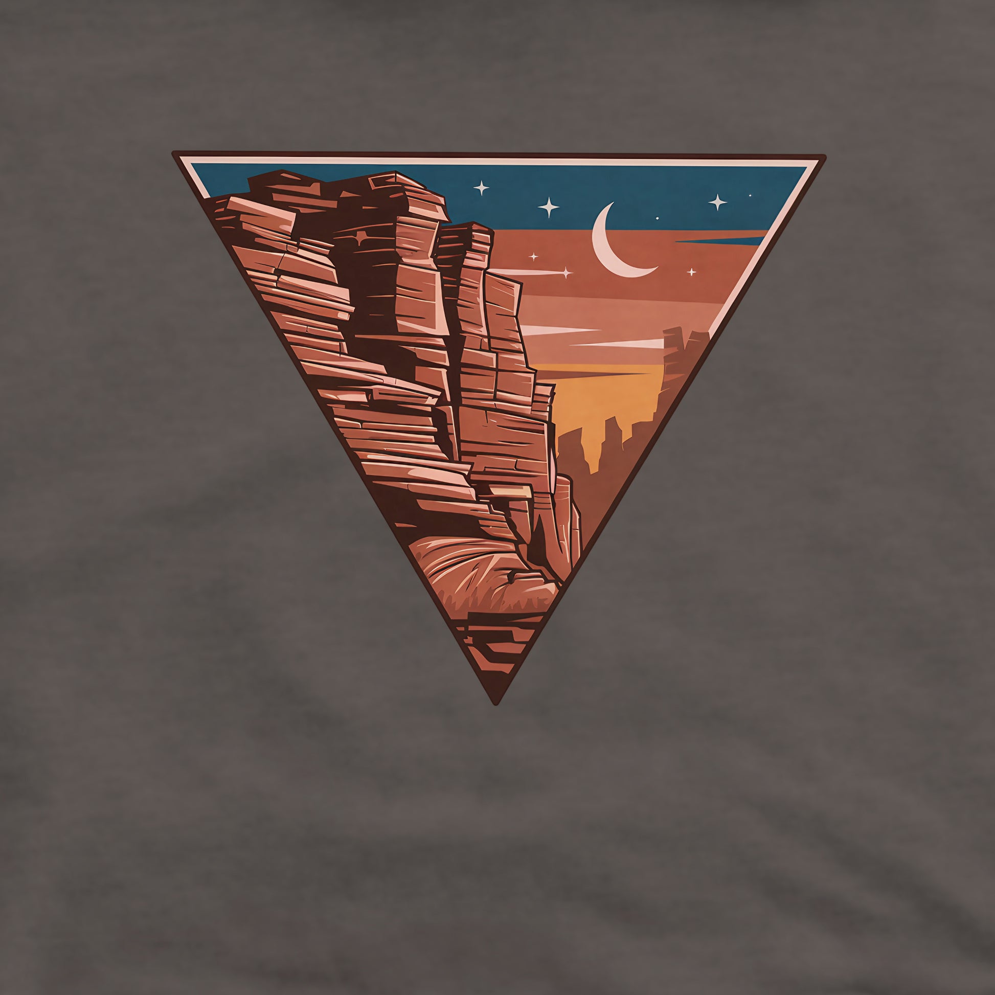Red Rocks Canyon Crewneck Sweatshirt Adventure and Outdoors Themed Sweatshirt