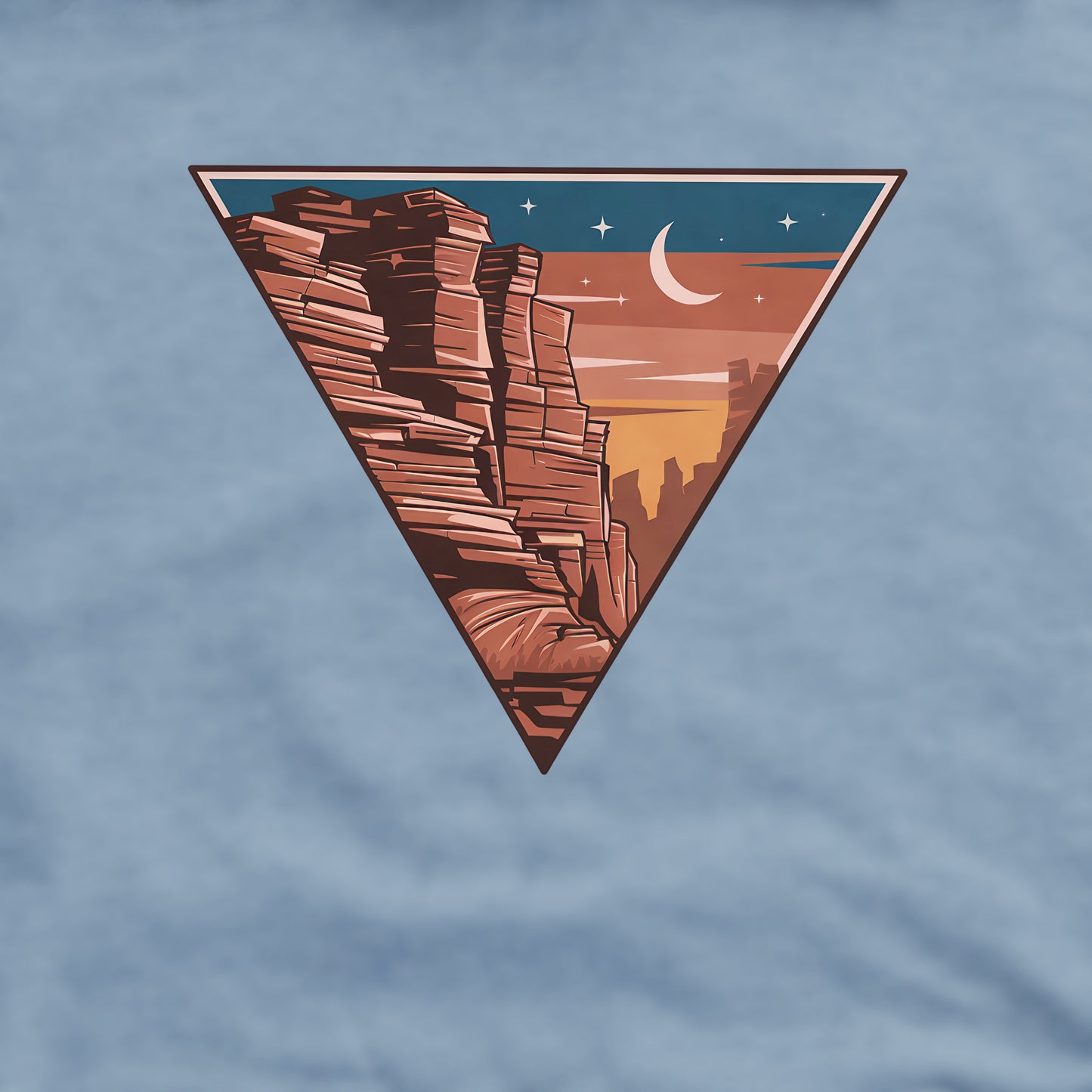 Red Rocks Canyon Crewneck Sweatshirt Adventure and Outdoors Themed Sweatshirt