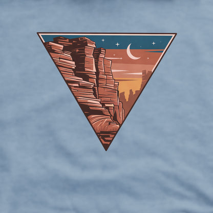 Red Rocks Canyon Crewneck Sweatshirt Adventure and Outdoors Themed Sweatshirt