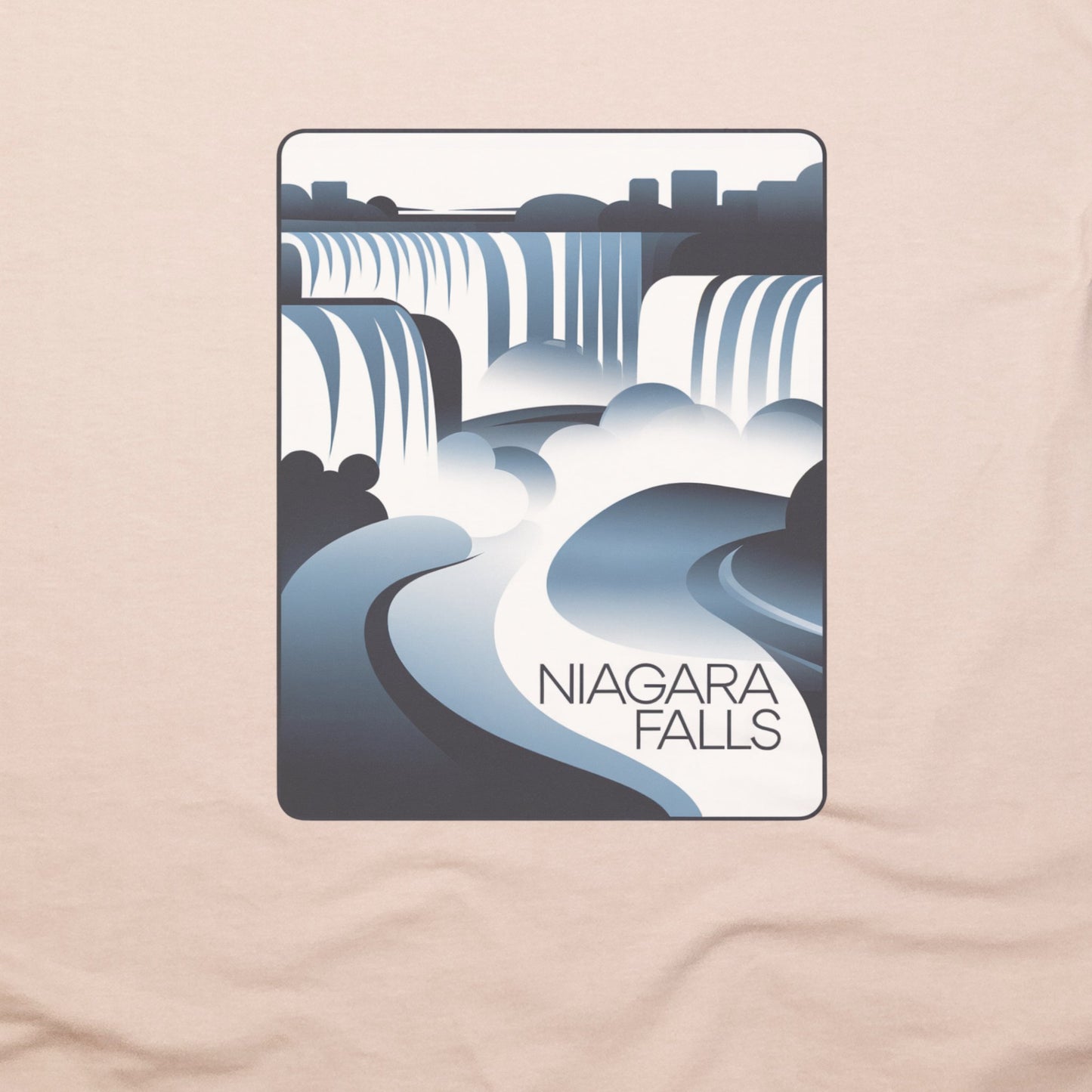 Niagara Falls Modern T-Shirt Adventure and Outdoors Themed T-Shirt