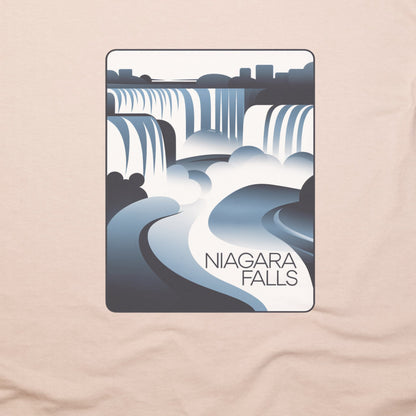Niagara Falls Modern T-Shirt Adventure and Outdoors Themed T-Shirt