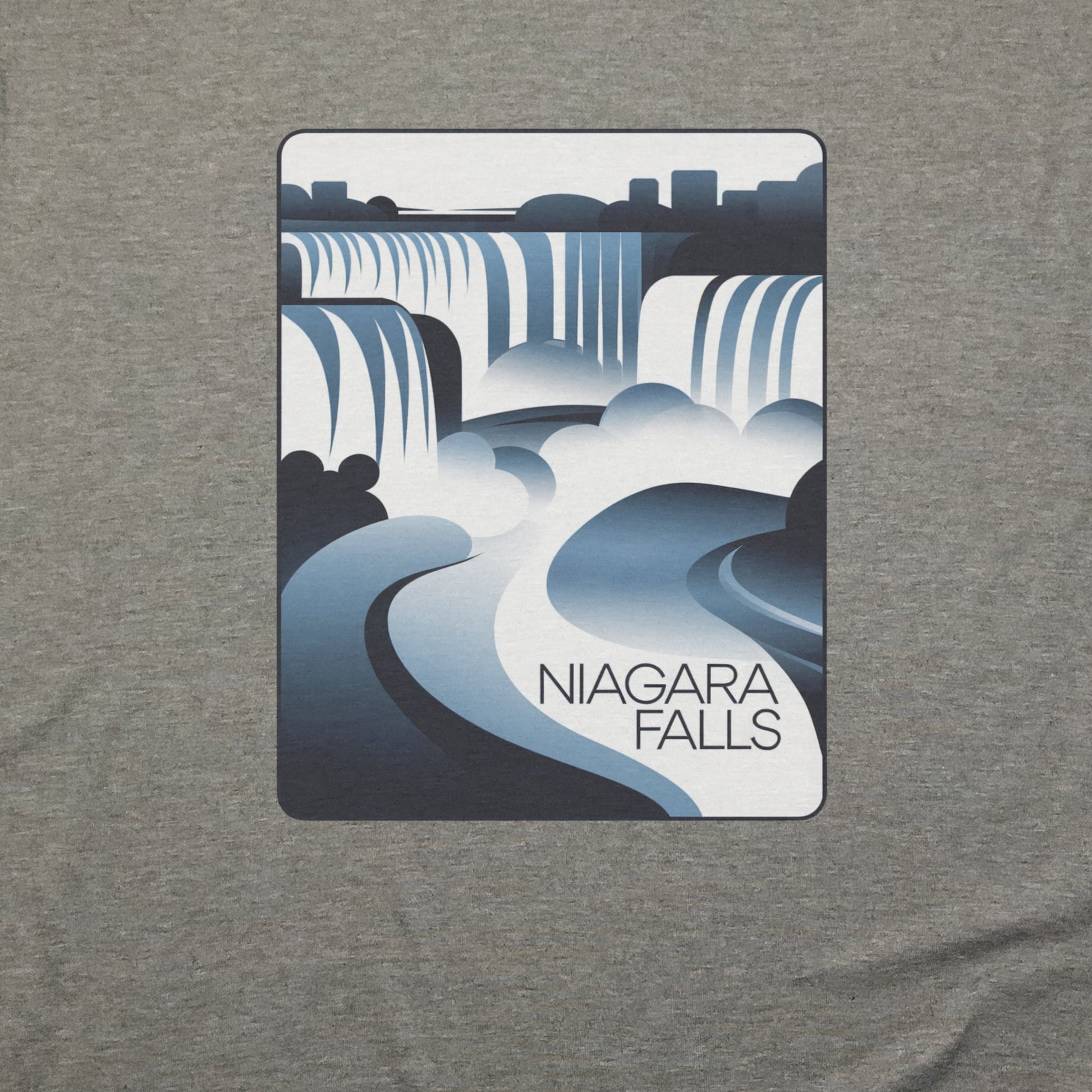 Niagara Falls Modern T-Shirt Adventure and Outdoors Themed T-Shirt