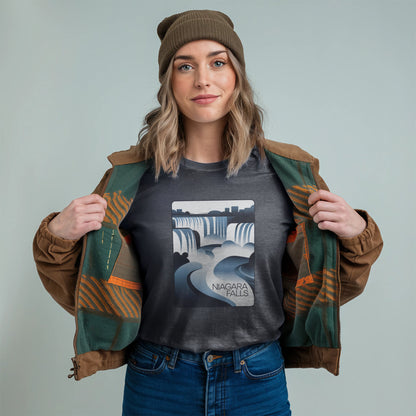 Niagara Falls Modern T-Shirt Adventure and Outdoors Themed T-Shirt