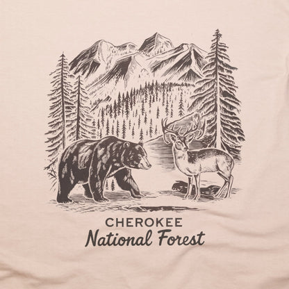 Cherokee National Forest T-Shirt Adventure and Outdoors Themed T-Shirt