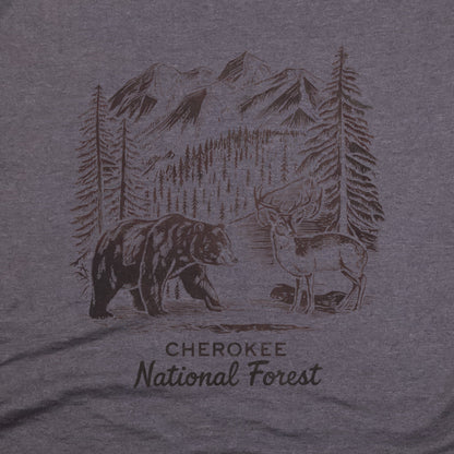 Cherokee National Forest T-Shirt Adventure and Outdoors Themed T-Shirt