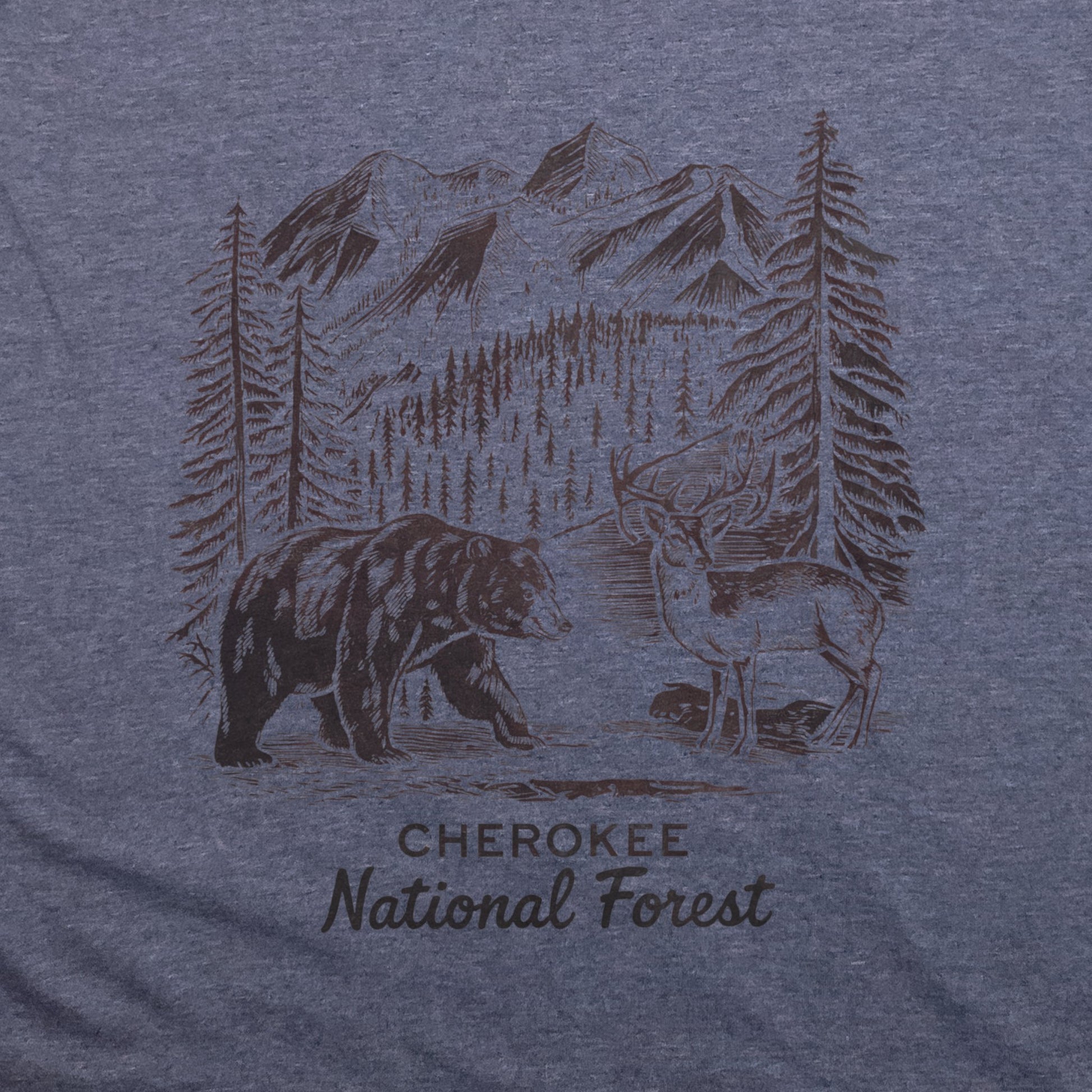Cherokee National Forest T-Shirt Adventure and Outdoors Themed T-Shirt