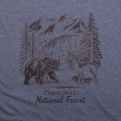 Cherokee National Forest T-Shirt Adventure and Outdoors Themed T-Shirt
