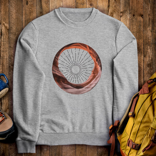 Arches National Park Crewneck Sweatshirt Sport Grey Adventure and Outdoors Themed Sweatshirt
