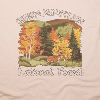 Green Mountain National Forest T-Shirt Adventure and Outdoors Themed T-Shirt