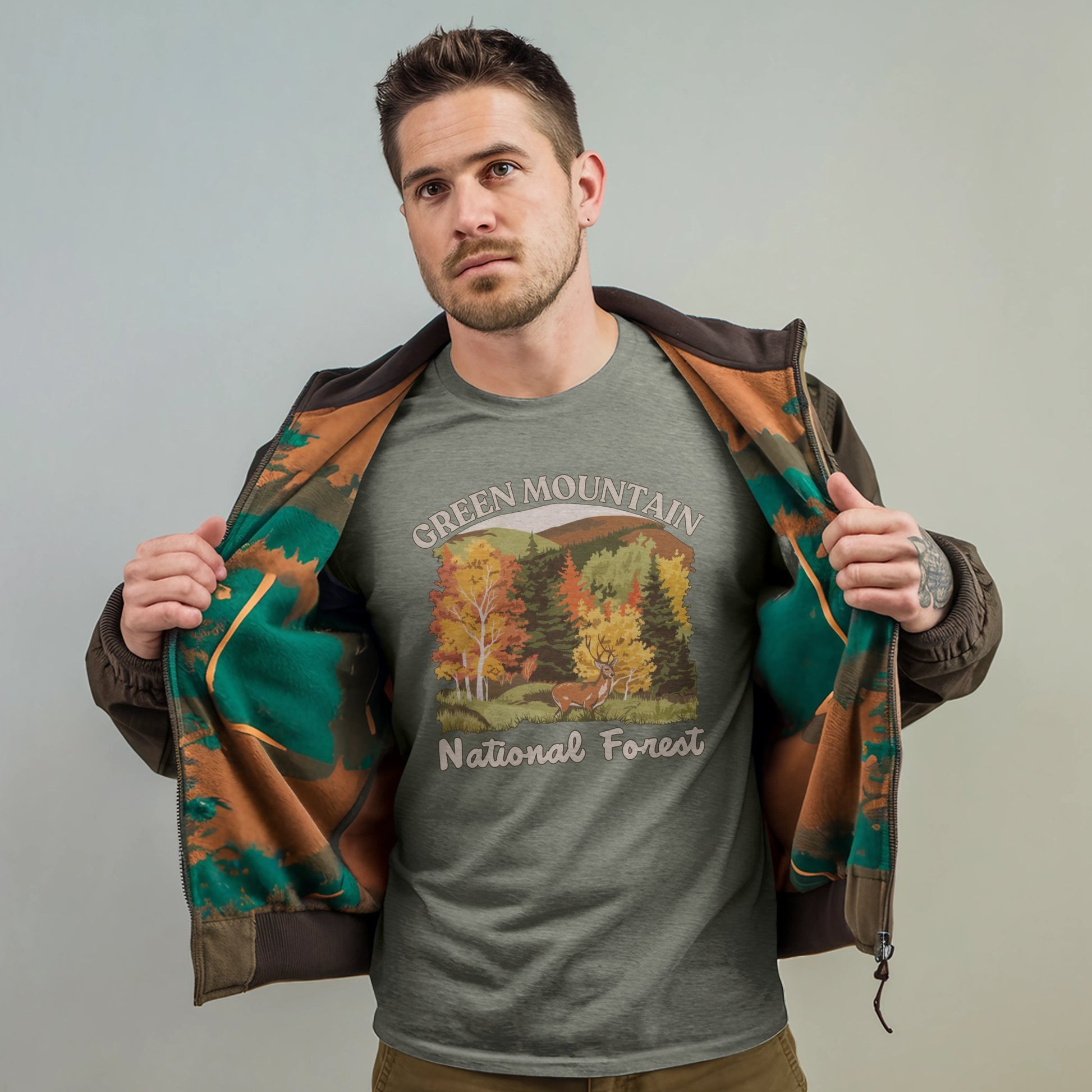 Green Mountain National Forest T-Shirt Adventure and Outdoors Themed T-Shirt