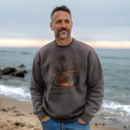 Gifford Pinchot National Forest Crewneck Sweatshirt Adventure and Outdoors Themed Sweatshirt