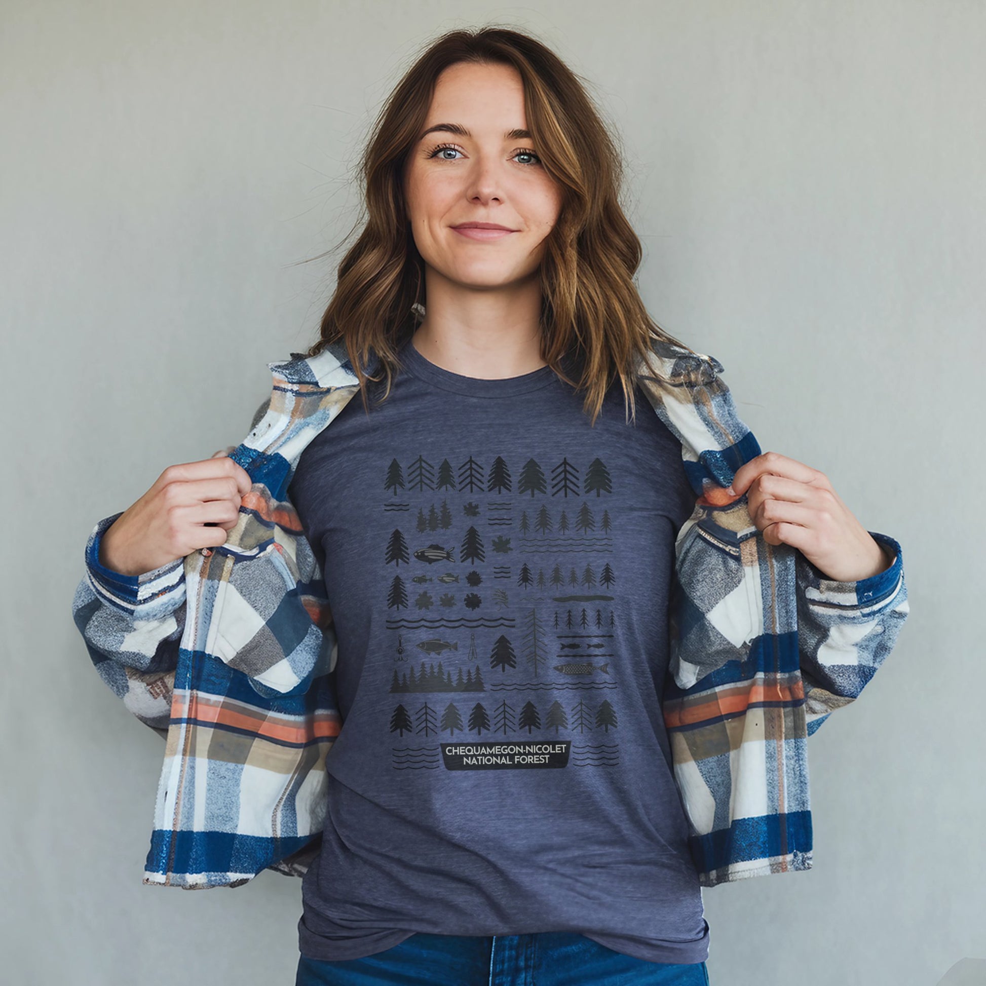 Chequamegon-Nicolet National Forest T-Shirt Adventure and Outdoors Themed T-Shirt