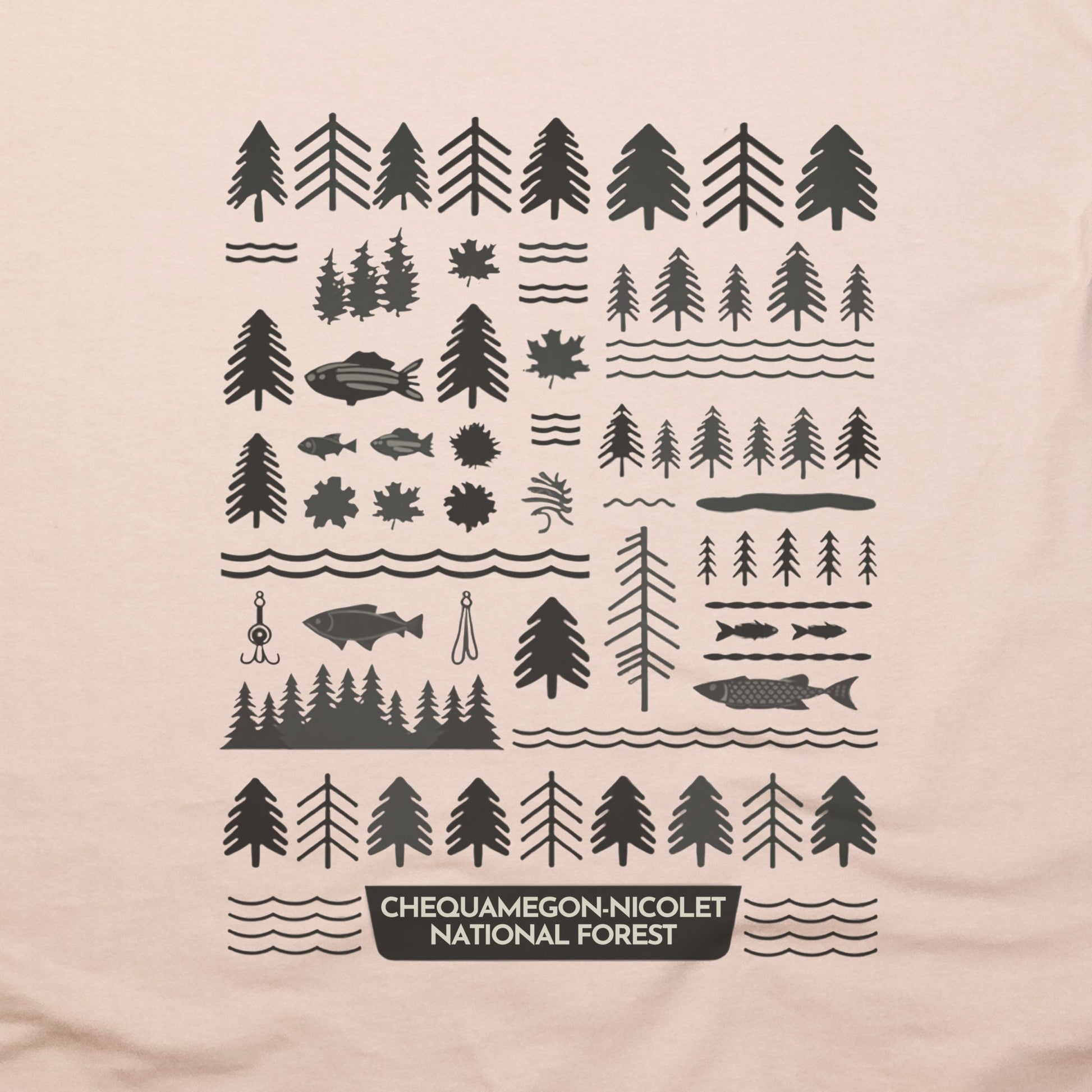 Chequamegon-Nicolet National Forest T-Shirt Adventure and Outdoors Themed T-Shirt