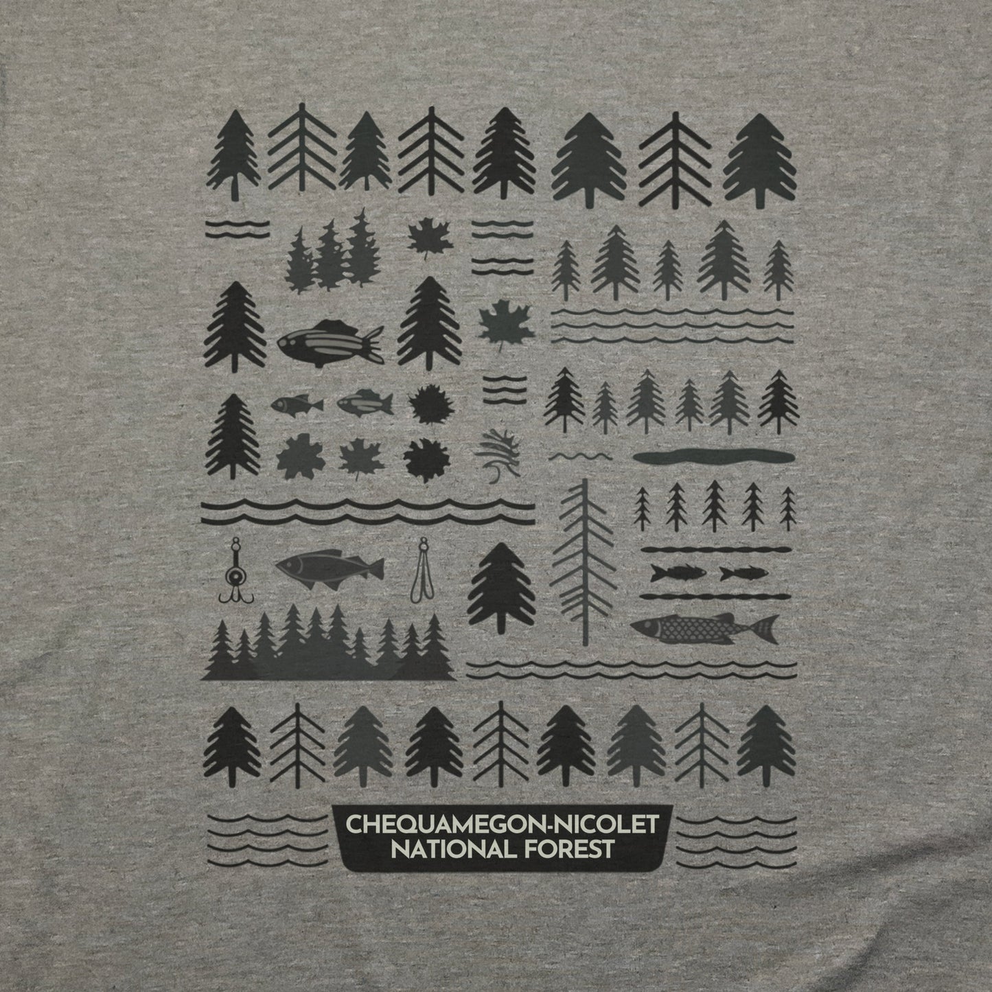 Chequamegon-Nicolet National Forest T-Shirt Adventure and Outdoors Themed T-Shirt