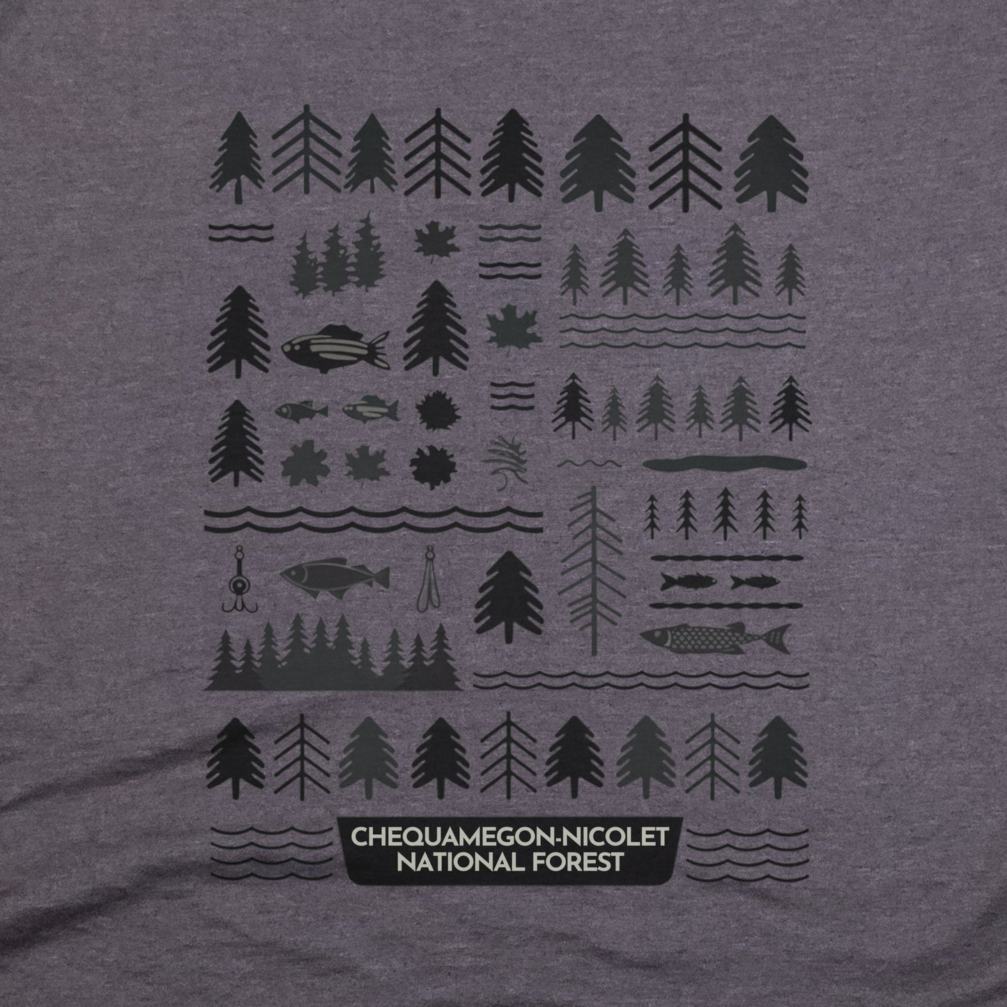 Chequamegon-Nicolet National Forest T-Shirt Adventure and Outdoors Themed T-Shirt