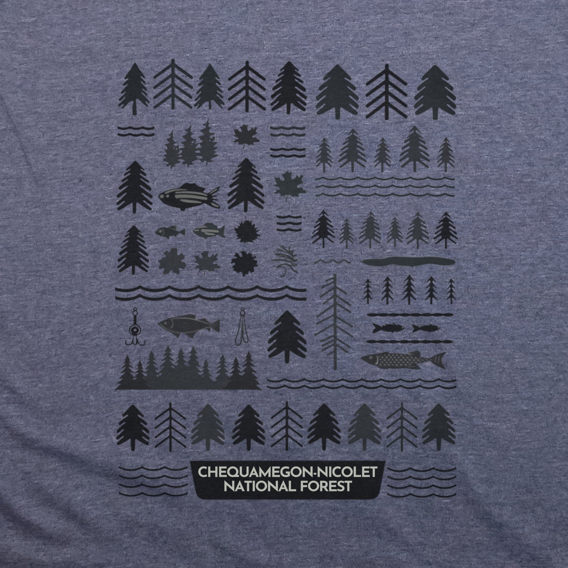 Chequamegon-Nicolet National Forest T-Shirt Adventure and Outdoors Themed T-Shirt
