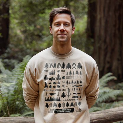 Chequamegon-Nicolet National Forest Crewneck Sweatshirt Adventure and Outdoors Themed Sweatshirt