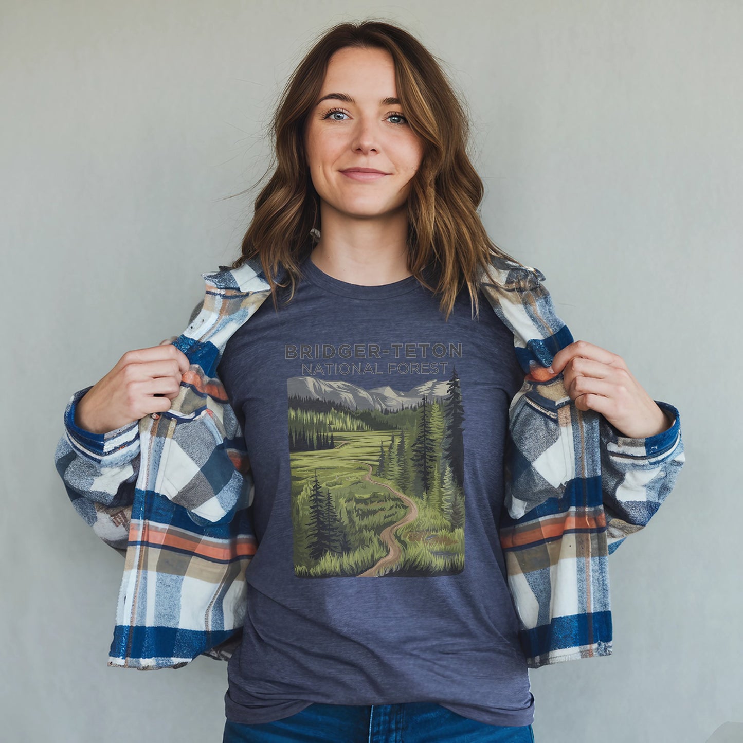 Bridger-Teton National Forest T-Shirt Adventure and Outdoors Themed T-Shirt