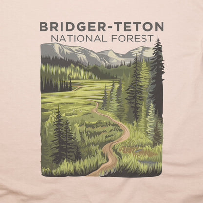 Bridger-Teton National Forest T-Shirt Adventure and Outdoors Themed T-Shirt