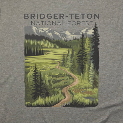 Bridger-Teton National Forest T-Shirt Adventure and Outdoors Themed T-Shirt