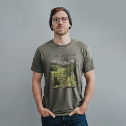 Bridger-Teton National Forest T-Shirt Adventure and Outdoors Themed T-Shirt