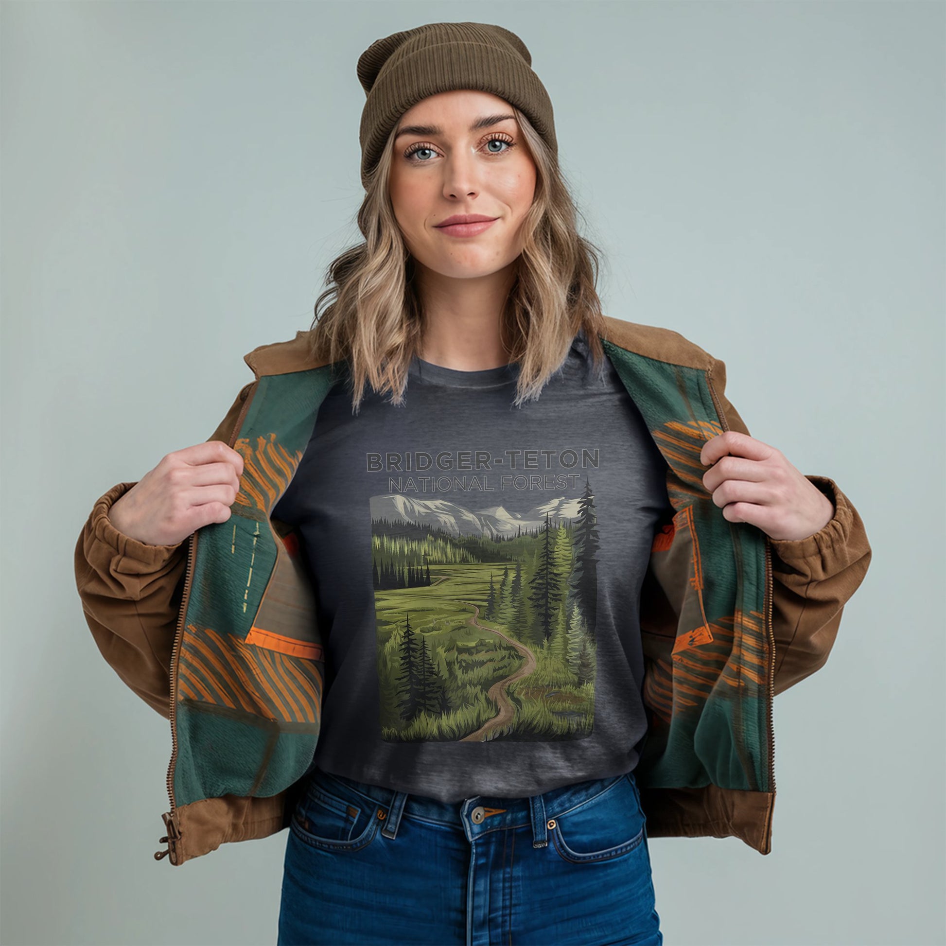 Bridger-Teton National Forest T-Shirt Adventure and Outdoors Themed T-Shirt