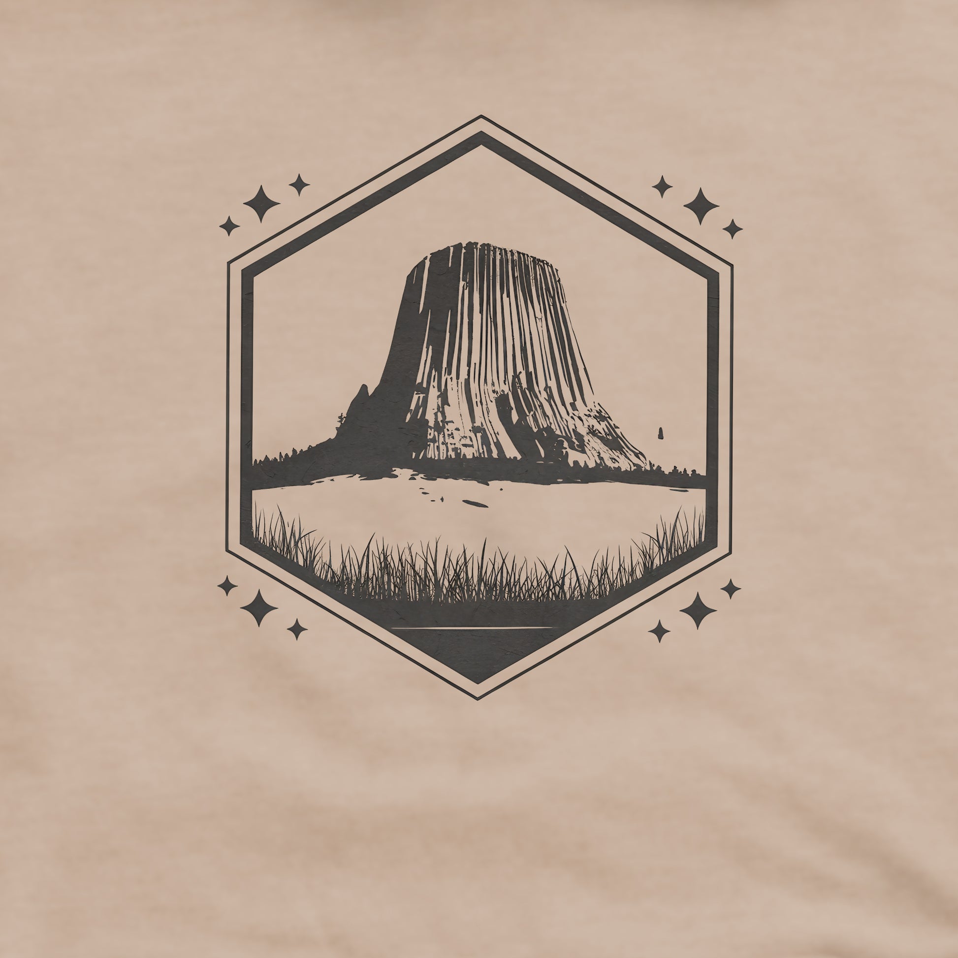 Devil’s Tower Wyoming Crewneck Sweatshirt Adventure and Outdoors Themed Sweatshirt