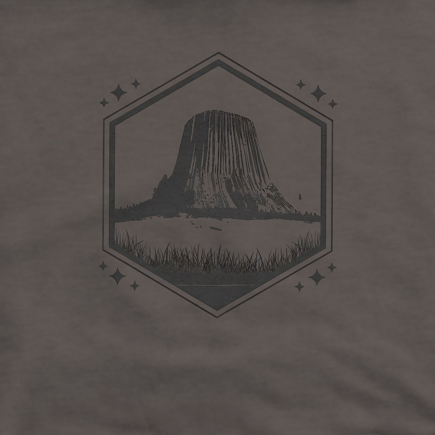 Devil’s Tower Wyoming Crewneck Sweatshirt Adventure and Outdoors Themed Sweatshirt
