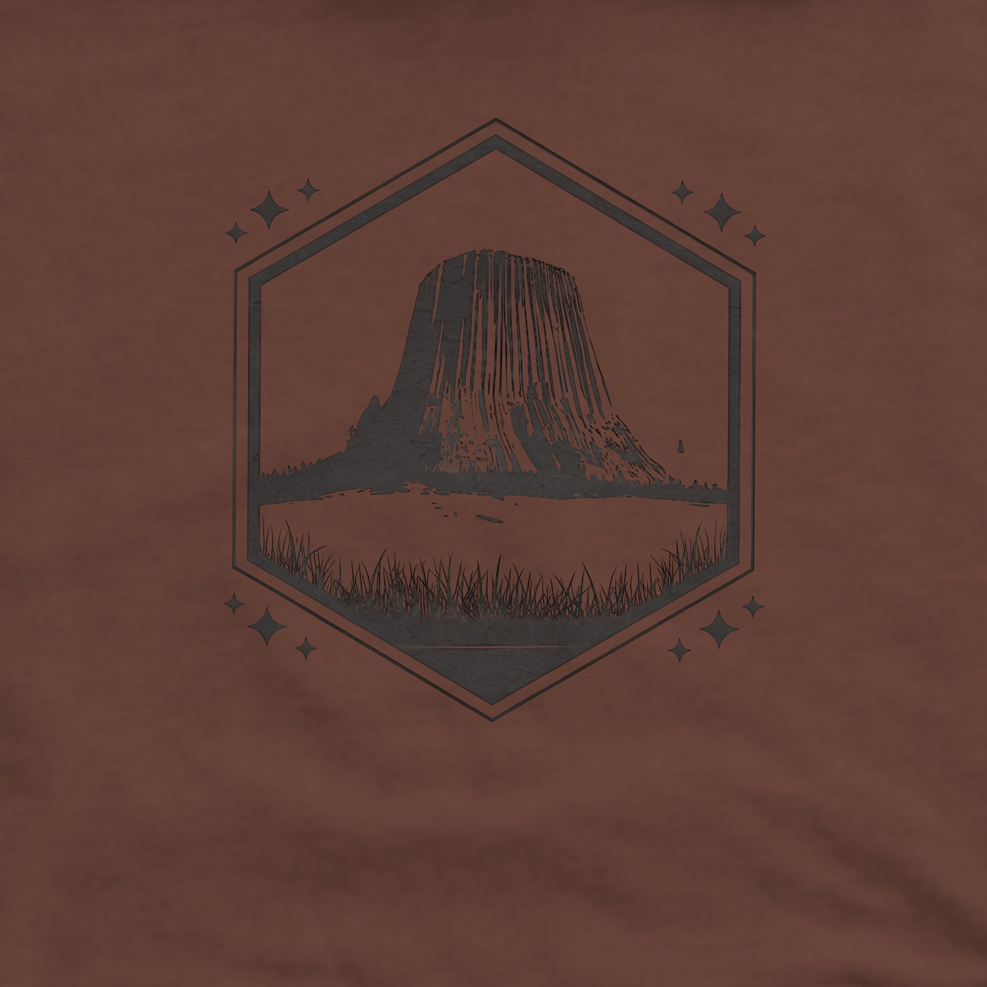 Devil’s Tower Wyoming Crewneck Sweatshirt Adventure and Outdoors Themed Sweatshirt