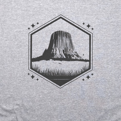 Devil’s Tower Wyoming Crewneck Sweatshirt Adventure and Outdoors Themed Sweatshirt